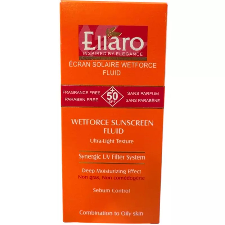 کرم ضد افتاب فلوئیدی spf50 الارو