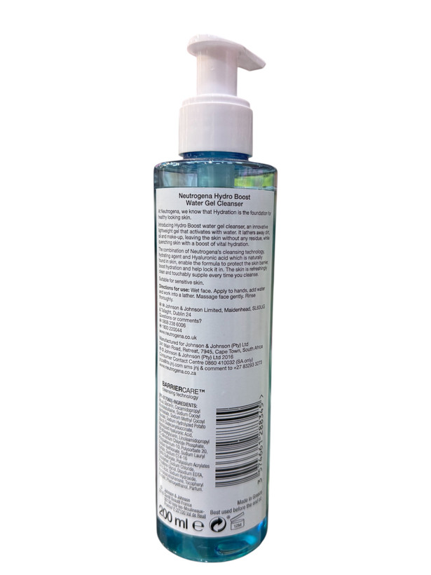 ژل شستشوی صورت نوتروژینا مدل HYDRO BOSST CLEANSER حجم 200 میل