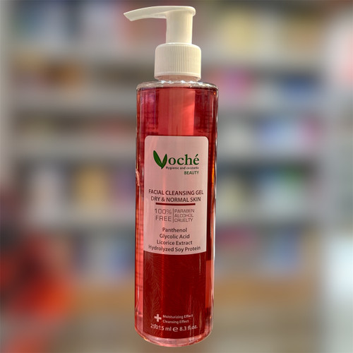 ژل شستشوی صورت وچه مناسب پوست خشک و معمولی 250میلی لیتر