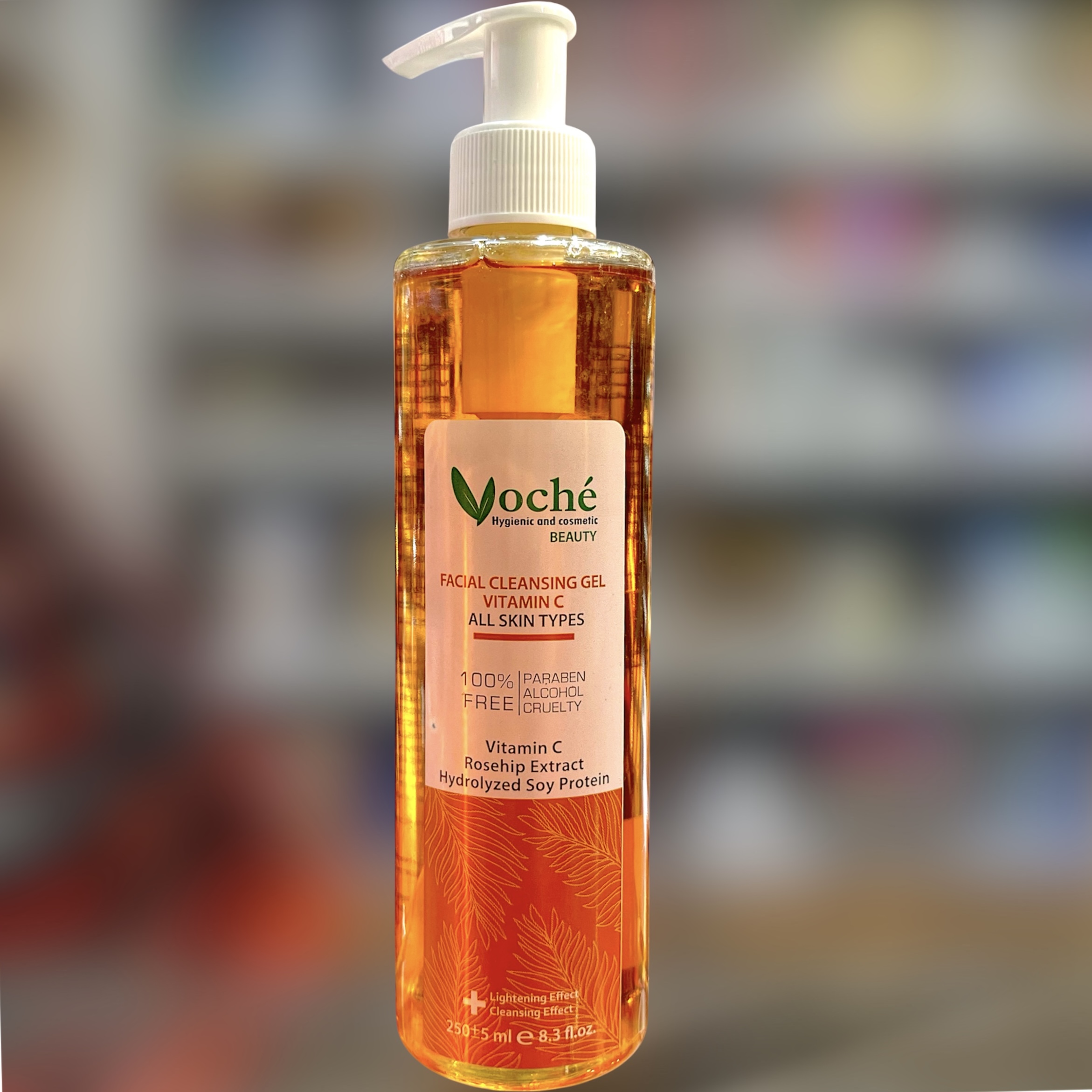 ژل شستشوی صورت وچه حاوی مشتق و ویتامین Cروشن کننده و مغذی 200میل