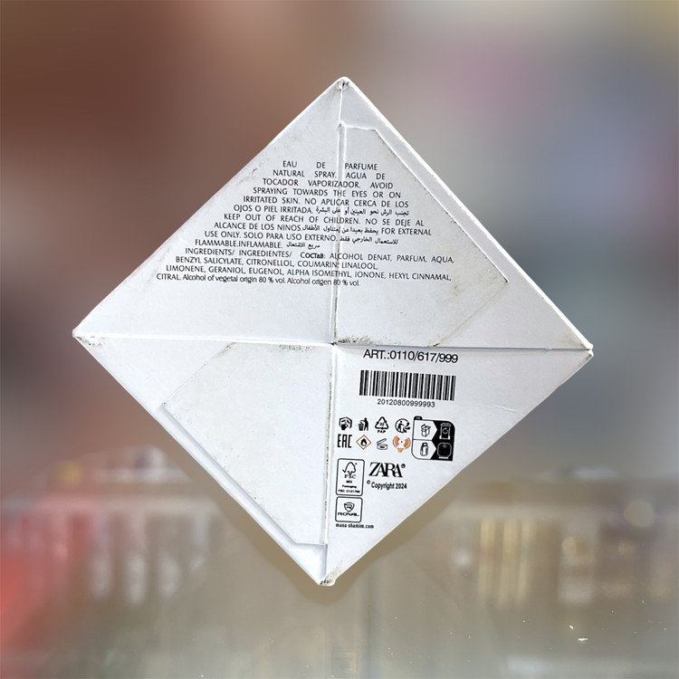 قسمت ترکیبات و شناسنامه ادکلن