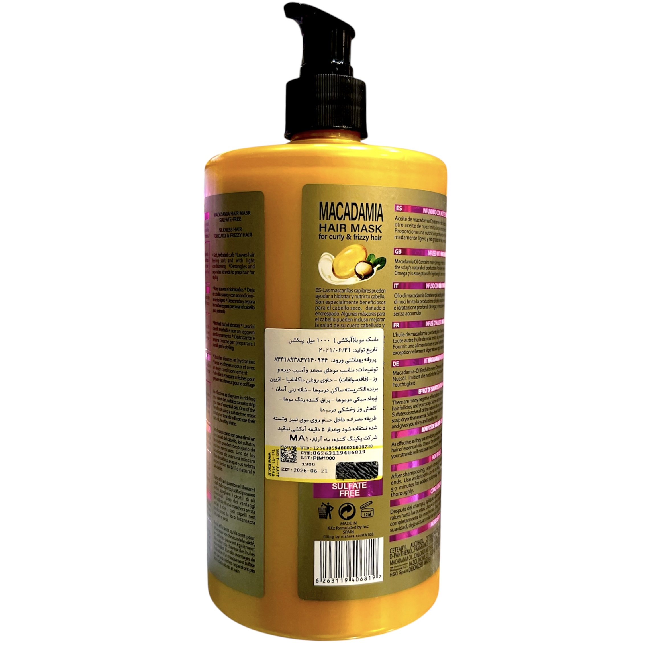 ترمیم عمیق مو بدون سولفات