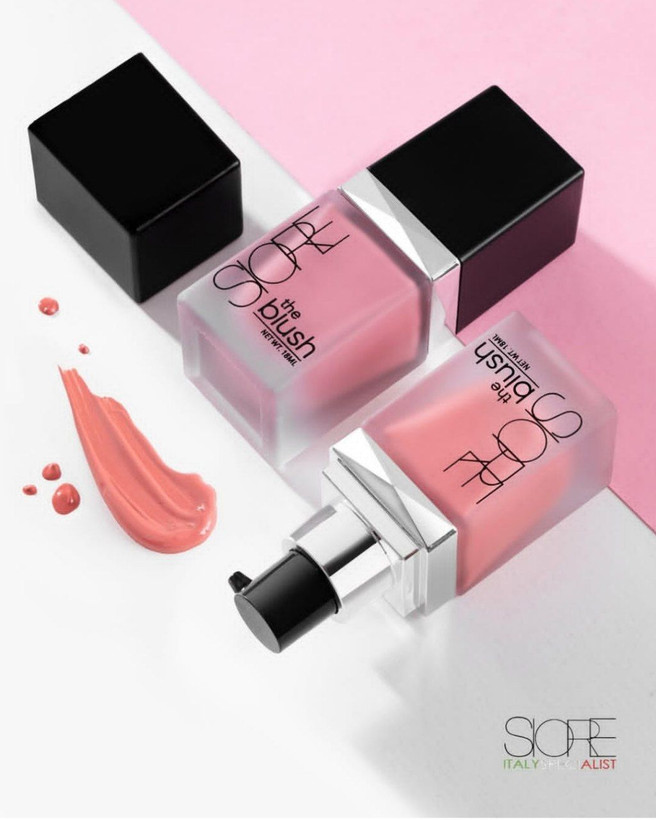 رژگونه مایع سیور مدل Liquid Blush ساخت ایتالیا 18 میل فینیشینگ مات 4 رنگ جذاب
