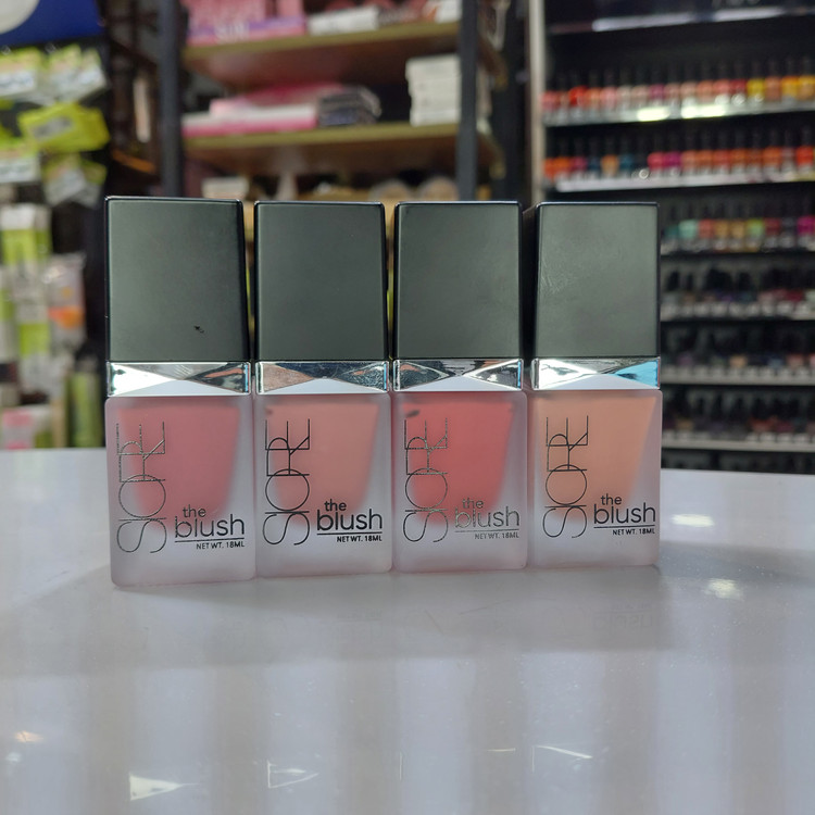 رژگونه مایع سیور مدل Liquid Blush ساخت ایتالیا 18 میل فینیشینگ مات 4 رنگ جذاب
