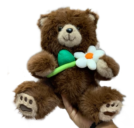 عروسک خرس margrit bear گل به دست