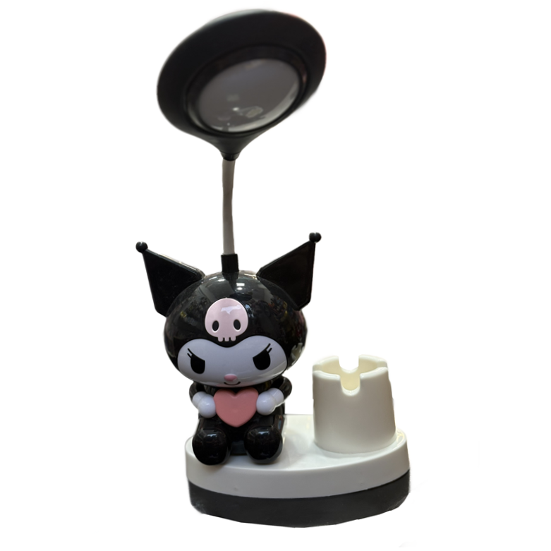 چراغ رومیزی کاراکتر کرومی(kuromi) با جامدادی