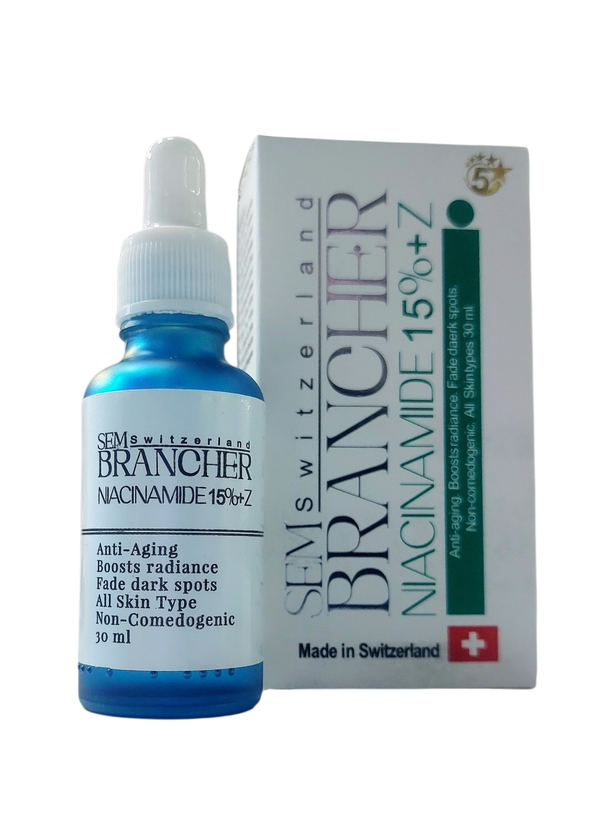 خرید سرم نیاسینامید ۱۵٪ سم برنشر | کنترل چربی و درمان جوش | Sam Brancher Niacinamide 15%