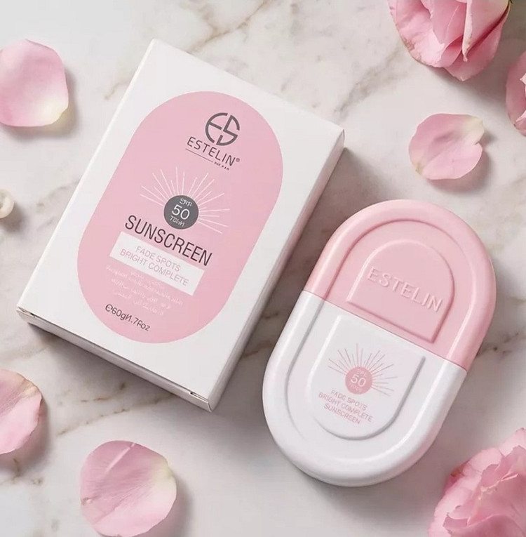 خرید کرم ضد آفتاب استلین صورتی مدل Radiance (SPF 50) | اصل