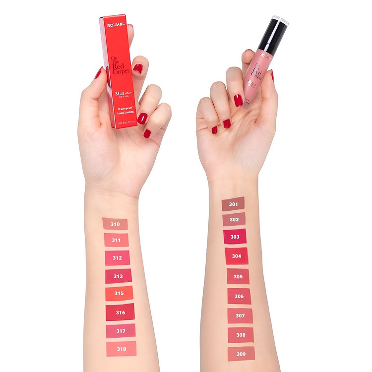رژ لب مایع رژمل مدل Liquid Lipstick Rojmel | ماندگاری بالا و بدون سرب