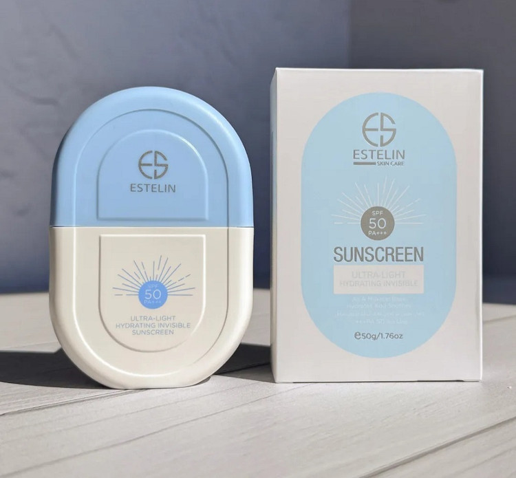 ضد آفتاب بی رنگ استلین SPF50 حجم 50 میل | Estelin Sunscreen
