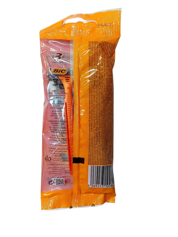 خودتراش ۳ لبه بیک مدل سنسیتیو (Bic Sensitive) - بسته ۴ عددی