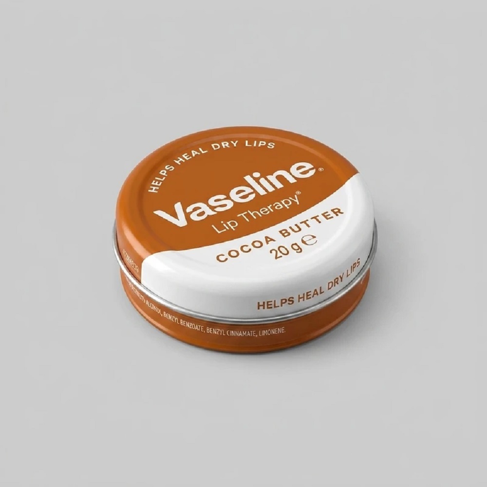 بالم لب وازلین مدل کره کاکائو (Vaseline Cocoa Butter) - ترمیم‌کننده و درخشان‌کننده